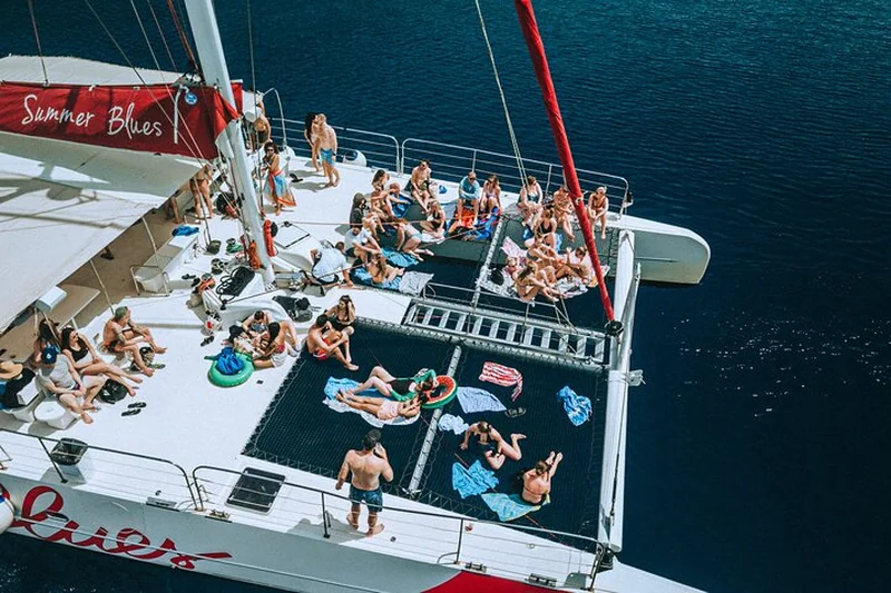Full-Day Catamaran Cruise to Hvar & Pakleni Islands with Food and free Drinks — photo 4